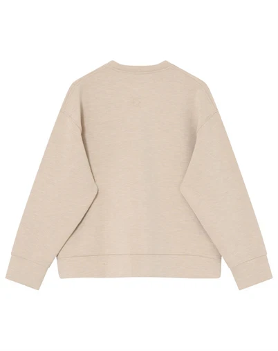 Day Birger et Mikkelsen - Crewa Scuba Sweatshirt - Beige Melange